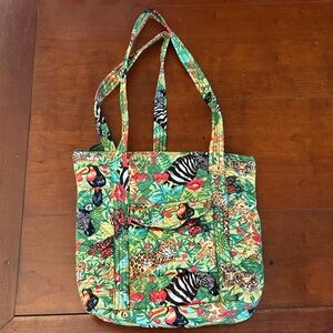 Naples Bag Co. Jungle Safari Quilted Tote